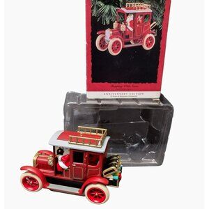 Hallmark Keepsake Ornament 1993 Shopping With Santa Anniversary Edition Collecti